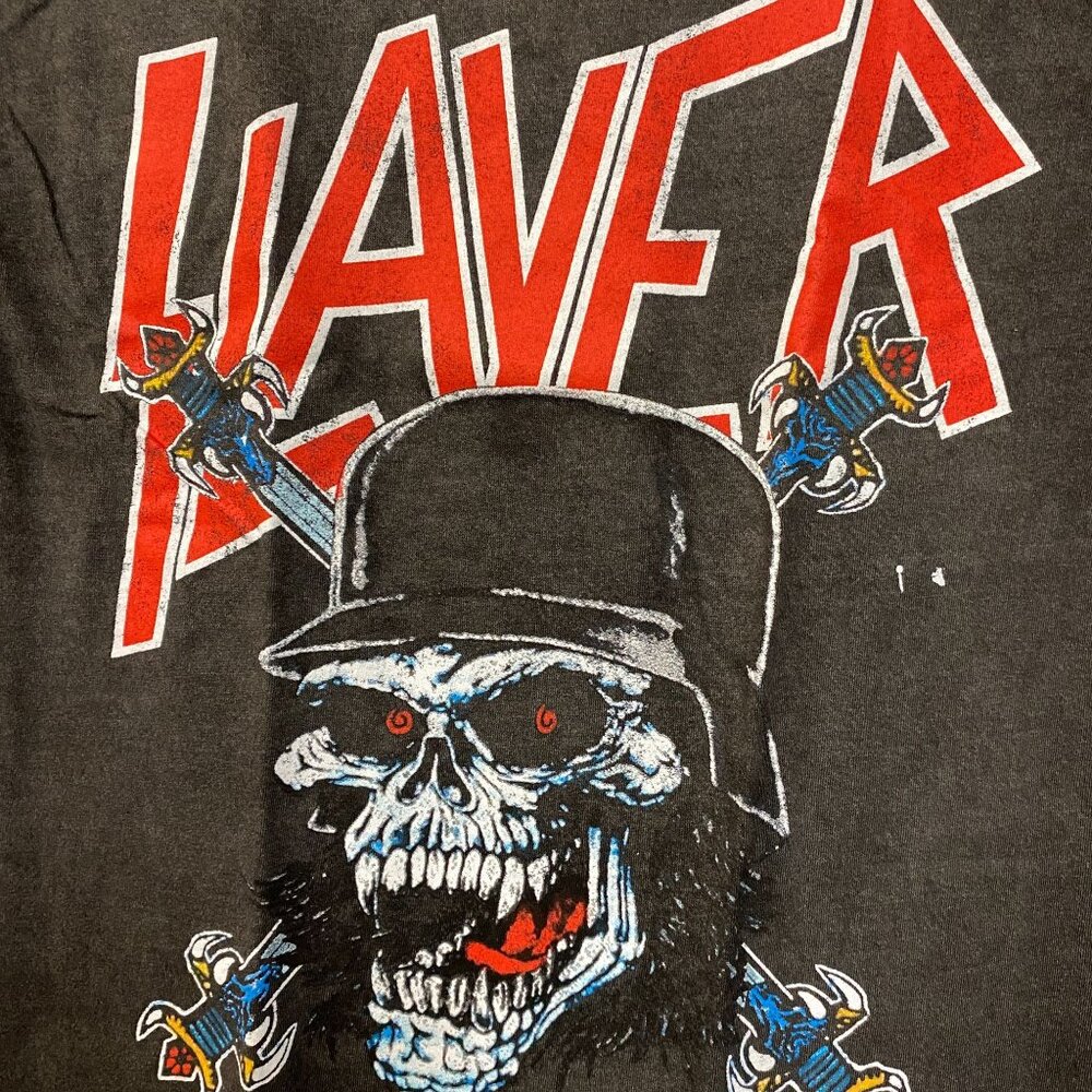 Slayer Hermit Thrash Metal Band T-Shirt Medium - Picture 2 of 4